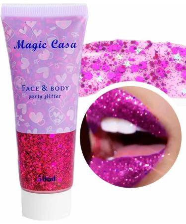  Jildouf Face glitter Fish Scale Glitter Liquid Eyeshadow - Shimmering Body Gel for Festival Art Party Halloween Long-lasting glitter Jildouf - Buy Online on GoSupps.com