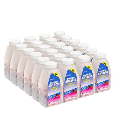 HealthA2Z Calcium Antacid | 750mg Extra Strength | Relief from Sour & Upset Stomach Acid Indigestion | 24 Packs of 96 Chewable Tablets (2 304 Tablets Total) | Value Pack | Assorted Berry Flavors