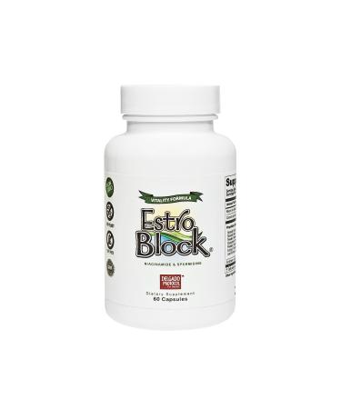 EstroBlock Vitality - 60 Capsules - Antioxidant Detox Supplement for Cellular Regeneration with Niacinamide and Spermidine