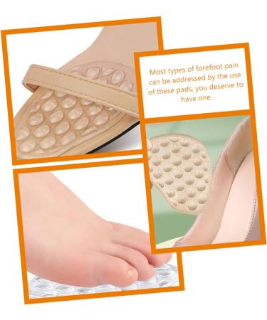 FRCOLOR High Heels Forefoot Pads - 24 Pairs Soft Gel Insoles for Women | Anti-Slip Comfort & Protection - Buy Online on GoSupps.com