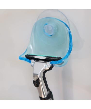 EIKS 2 Pack Portable Razor Holder with Suction Cup Hooks - Shower, Bathroom, Travel - Wall Mounting - Reusable - Buy Online on GoSupps.com