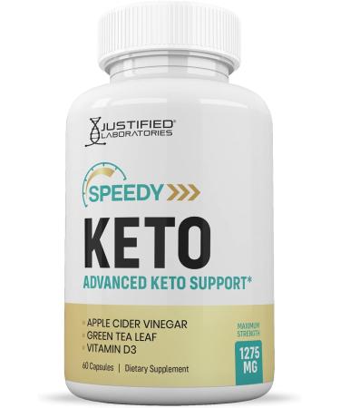 Justified Laboratories (10 Pack) Speedy Keto ACV Pills 1275MG Formulated with Apple Cider Vinegar Keto Support Blend Alternative to Gummies 600 Capsules - Buy Online on GoSupps.com