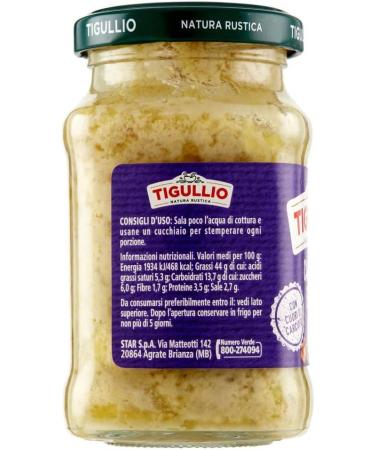  Star 3x Star Tigullio Pesto Carciofi e Noci Artichoke and Walnut Sauce 185g - Buy Online on GoSupps.com