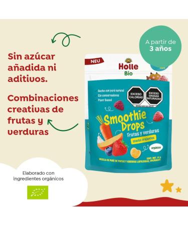 Holle Drops de smoothie fruits et l gumes 15 g (1) - Buy Online on GoSupps.com