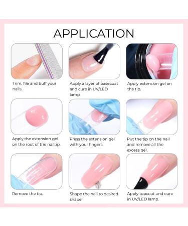  Born Pretty Born Pretty - Nail Extension Gel - 15 ml - Nail Extensions - Nail Gel - False Nails - Acrylic Gel - Extension - Builder Nails - Builder (NEG12 Medium) - Buy Online on GoSupps.com