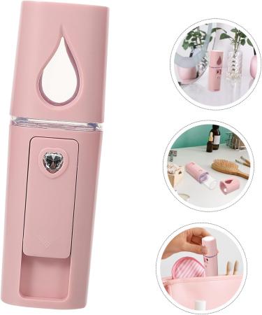 VINTORKY Abs Face Steamer for Facial Deep Cleaning Mini Face Steamer Pink Face Steamer - Buy Online on GoSupps.com