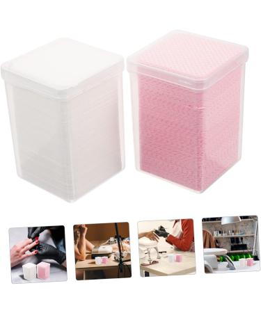 minkissy 2 Boxes Eyelash Wipes Extension Glue Cleaning Wipe Lint Wipes Nail Wipes Pads Lint Nail Wipes for Gel Nails Non Woven Cleaning Wipes Lashes Glue Plastic Tape No Shedding - Buy Online on GoSupps.com