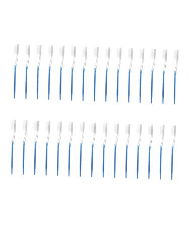 PartyKindom 150 Pcs Disposable Toothbrush Soft Fur Toddler Handle Plastic