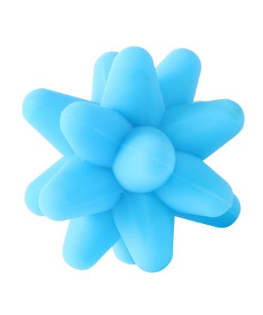 Gleavi star fitness ball portable massage roller fascia hold massage ball gym ball foot massage ball muscle fitness ball fascia ball hold electrical massage globe yoga ball scrollrad 8x8cm blue