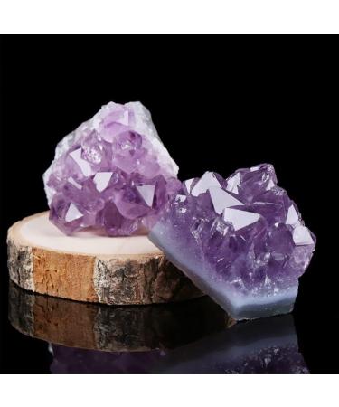 Home 10-20g Natural Purple Brazilian Amethyst Quartz Crystal Cluster Stones Specimen Home Decor Crafts Ornament Crystal Cluster (Color : 5pcs) - Buy Online on GoSupps.com