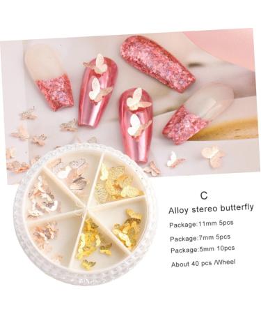 Mikinona 4 Box Manicure Patches Glitters Sticker Nail Art Nail Sequins Powder Nail Art Decoration Nail Art Ornament 3d Nail Art Sticker Confetti Nail Decals Nail Decor 3d Manicure Sticker 6cm Assorted Color - Buy Online on GoSupps.com