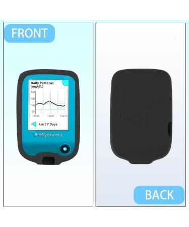 Soft Silicone Case for Freestyle Libre & Libre 2 Reader Device - Black | Glucose Monitor Protective Cover - Buy Online on GoSupps.com