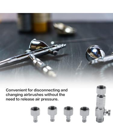Yolispa Disconnect Adapter Airbrush Horse Quick Connecter Set 1/8'' Fittings Part with 4 Fittings2 Disconnect Adapter Brush Fitting Airbrush Horse Brush Fitting Set Brush Fitting Disconnect Adapt - Buy Online on GoSupps.com