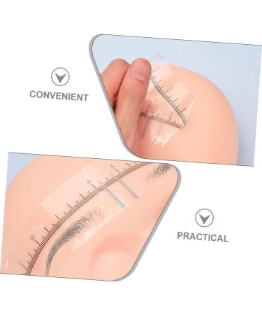 FOMIYES 50pcs Tool Stamp Kit Shaping Sticker Stencil Eyebrow for Trimmer Makeup Ruler Women Stencils Brow 18.00X3.80X0.10CM Blue - Buy Online on GoSupps.com