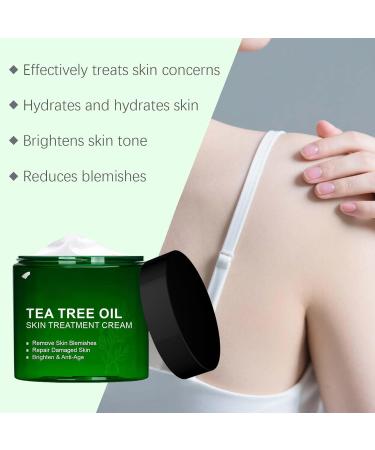  Generisch Tea Tree Oil Cream Tea Tree Oil Skin Care Cream Tea Tree Oil Organic Cream Natural Cosmetic for Impure Skin Care for All Skin Care - Buy Online on GoSupps.com
