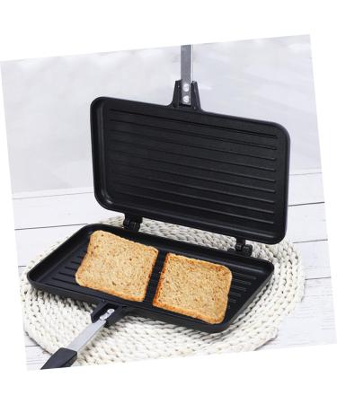 OUNONA Sandwich Pan Waffle Maker Flip Skillet Pan Steak Cake Baking Pans Sandwich Press Grill Comales para Tortillas Induction Frying Pan Flat Aluminum Egg Electric Frying Pan - Buy Online on GoSupps.com