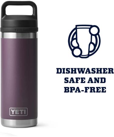 YETI Rambler 18 oz Bottle - Vacuum Insulated Stainless Steel with Chug Cap | Nordic Purple - Buy Online on GoSupps.com