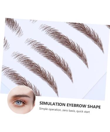 Outanaya 6D Hair- Eyebrows Stickers 4pcs Eyebrow Stickers Eyebrows Makeup Tools Brown Eyebrows Imitation Eyebrow 3 Stickers Hair - Buy Online on GoSupps.com