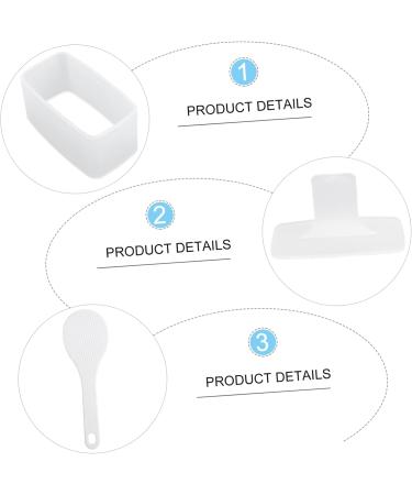 Zerodeko Decked Accessories 2 Sets Rice Ball Mold Decor Rectangular Sushi Musubi Mold Bento Mould Child Making Tools Convenient - Buy Online on GoSupps.com