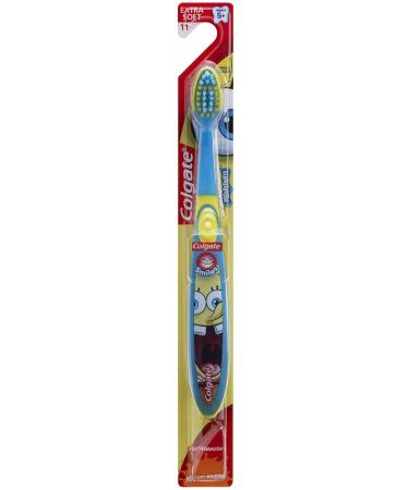 Colgate SpongeBob SquarePants Toothbrush Extra Soft 1 Each (Pack of 2)