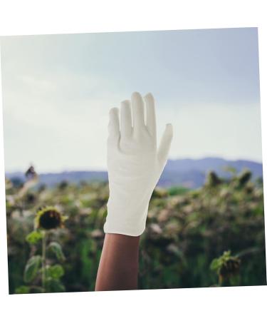 minkissy 15 Pairs Overnight Moisture Gloves Lotion Gloves Overnight Dry Hands Driving Jewelry Inspection Gloves Hydrating Gloves Running Diving Cutting Cotton Women's Moisturizing White - Buy Online on GoSupps.com