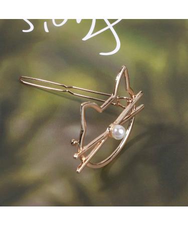 Yheakne Cat Hair Clip Barrette Gold Hair Barrette Pin Animal Hair Barrette Clips Decorative Hair Accessories for Women and Girls Cat Lover Gifts (Gold) - Buy Online on GoSupps.com