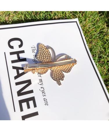Sparkling Butterfly Hair Clips for Girls & Women | Aesthetic Gold & Silver Rhinestone Metal Crocodile Hair Accessories - International Shipping - Buy Online on GoSupps.com