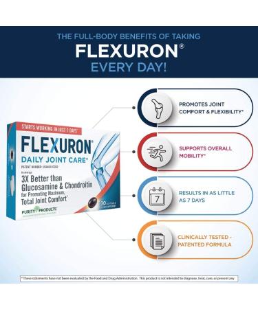 Flexuron Joint Formula by Purity Products - Fast-Acting Krill Oil Supplement with Hyaluronic Acid and Astaxanthin - 30 Count - Buy Online on GoSupps.com
