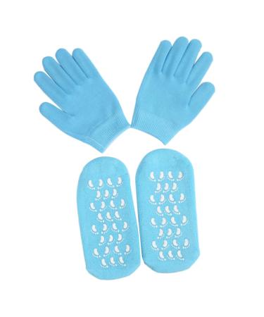 Ladies Gloves Spa Gel Gloves Lotion Gloves Skin Care Plant Essential Oils Moisturising Socks Cotton Gauze Plant Essential Oils Spa Socks Moisturizing Gloves Spa Gel Socks Cosmetic