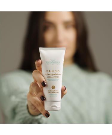 Maternatura Moisture regulating mud with green clay preshampoo treatment with detox effect for the scalp organic beauty routine for scalp and oily hair made in Italy 100 ml - Buy Online on GoSupps.com