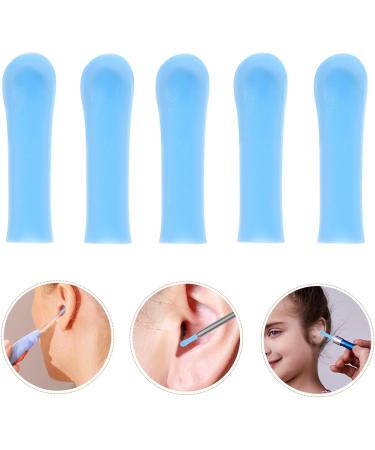 FOMIYES 10pcs Ear Wax Removal Replacement Tips Silicone Ear Spoon Tips Ear Cleaner Replacement Tips Ear Replacement Pick Ear Wax Removal Replacement Accessories Blue - Buy Online on GoSupps.com