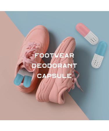 3 Pairs Shoe Fresheners - Reusable Sneaker Deodorizer Balls Capsules for Sports Shoes - Long Lasting & Easy to Use - Pink & Blue - Buy Online on GoSupps.com