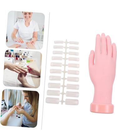 Manicure Training Prosthetic Hand Nail Set - DIY Flexible Practice Tool Set 8X22.5CM - Buy Online on GoSupps.com