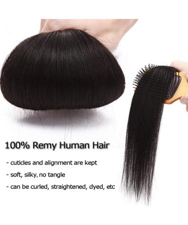 Elailite Real Hair Clip-In Extensions - 20cm 45g 8-Part Set 18 Clips - Smooth Full Head Natural Black #1B - Buy Online on GoSupps.com