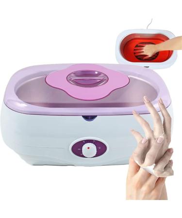X&Z-XAOY R chauffeur De Cire De Paraffine De Grande Capacit (4L) Chauffe-Cire Machine Cire De Paraffine pour Les Mains Et Les Pieds Bain De Paraffine R glable 0-60 C(Pink)