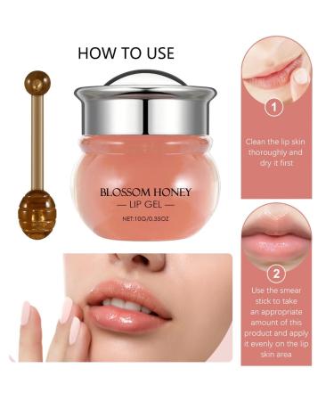 WDBAG Repairing Lip Gel Nourishing Lip Balm for Day and Night Care Moisturizing Lip Sleeping Mask for Dry Cracked Lips - Buy Online on GoSupps.com