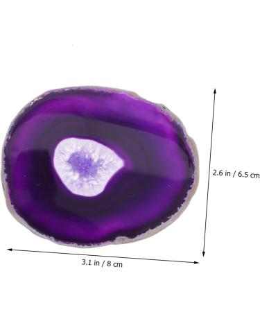  Ipetboom Ipetboom 1 Piece Palette Oil Painting Palette Manicure Plates Nail Equipment Dots Nail Art Palette Tray Cosmetic Mixing Plate Artist Painting Accessories Plate Pallet Purple Agate - Buy Online on GoSupps.com