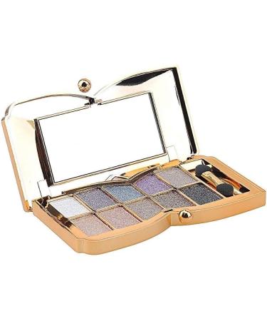 10 Colors Waterproof Glitter Eyeshadow Palette with Brush - Eye Makeup for Stunning Looks - International Shipping Available - Buy Online on GoSupps.com