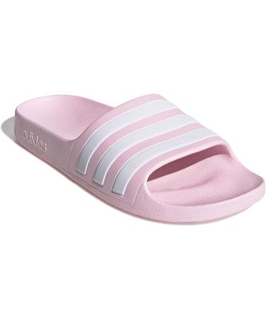 Buy adidas Unisex Kids Adilette Aqua Slide Sandals - Clear Pink Cloud White - EU 38 | International Shipping Available - Buy Online on GoSupps.com