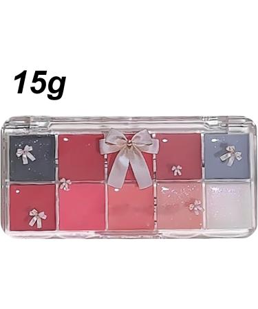 Maquillage Lippalette Ensemble De Palettes L vres | 10 Couleurs Teint es De Gloss L vres - Couleur De L vre Cosm tique Non Adh sive Gel e De Brillant Longs Et Teint e Pour L'anniversair 02 - Buy Online on GoSupps.com