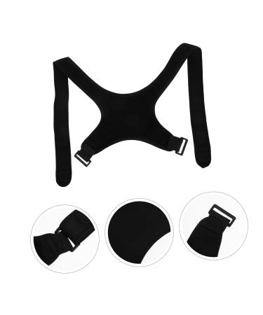 Gatuida Belt Holder Brace Shoulder Rest Straightener Men Women Posture Band Black Polyester - Buy Online on GoSupps.com