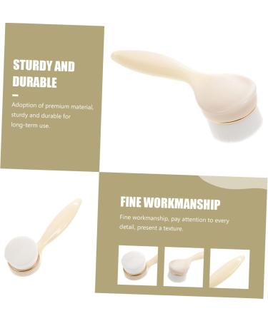BIUDECO Face Brush Face Exfoliator Blackhead Scrubber Handheld Manual Face Cleansing Brush Face Washing Brush Silicone Face Wash Brush Facial Silica Gel Cleansing Tool Soft - Buy Online on GoSupps.com