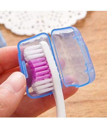 Bessey Shop Toothbrush Head Lid - 10 Pack Portable Hygiene & Anti-Bacterial Brush Covers | Travel & Home Protection | Mixed Colors - Buy Online on GoSupps.com