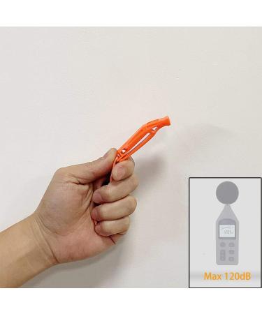 Holdall Emergency Pipe with Handle & Safety Whistle - 4-Pack for Outdoor Camping Survival Kayaking & Boating - Bright Orange - Buy Online on GoSupps.com