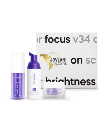 V34 KIT Colour Corrector - Toothpaste - Whitening Toothpaste -Purple Toothpaste - Mint Toothpaste - Mi Paste for Teeth - Crest Toothpaste Whitening - Natural Toothpaste - Fluoride Free