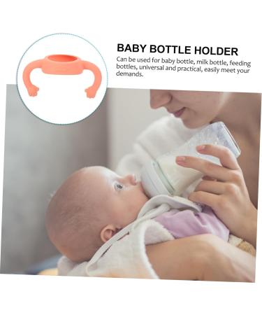 Abaodam 2 Pcs Silicone Bottle Handle Milk Bottle Holder Soft Feeding Bottles Handles Feeding Bottles Holder Silicone Feeding Bottles Handle Silica Gel Wide Mouth Silicone Soft 14.00X5.00X5.00CM As Shown - Buy Online on GoSupps.com