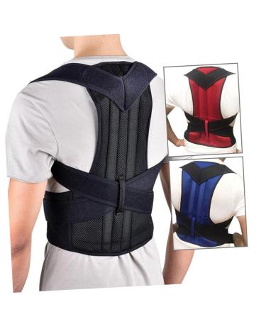 KALLORY Lumbar Support Belt for Women & Men - Posture Brace for Back Pain Relief - Adjustable Black Supportive Tape - Buy Online on GoSupps.com