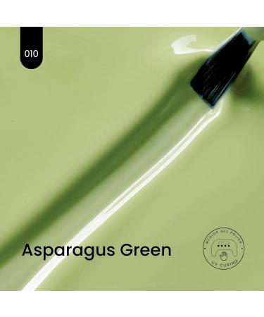 MEGIOR Green Gel Nail Polish 15ml Asparagus Green Gel Polish 1PCS Soak Off UV LED Nail Gel Polish for Nail Art Manicure Salon DIY Home for Women Girls Nails - Buy Online on GoSupps.com