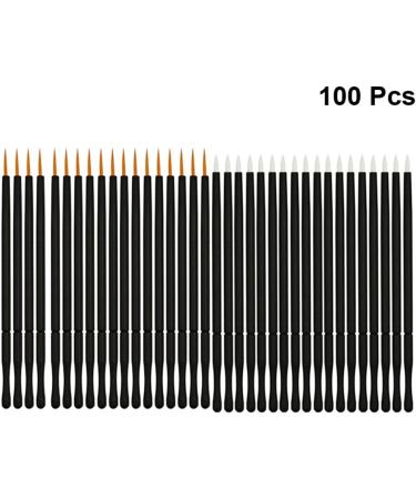 Mikinona Disposable Eyeliner Wands 100pcs Eyeliner Brush for Liner Makeup Gadgets Eye Makeup Tools Applicator Wand Disposable 10*0.5cm As Shown - Buy Online on GoSupps.com