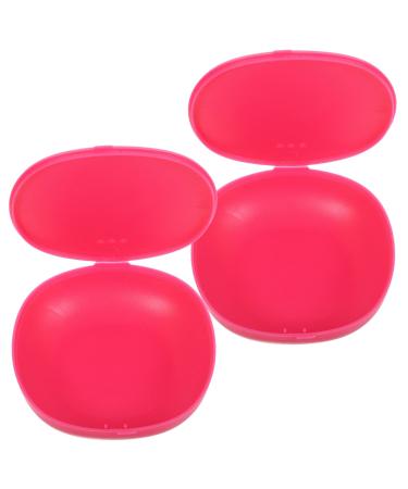 Healeved 2 Pieces Box Storage Box Reusable Cover Outdoor Carrier Organizer Reusable Pink 1 piece (1 pack)
